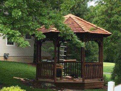 Gazebo Roof Installation