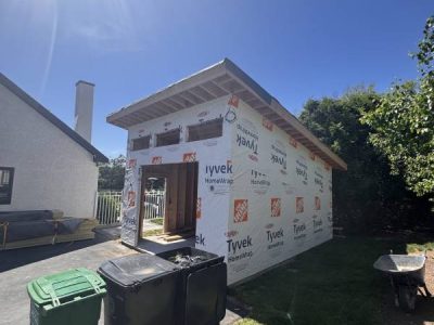 Shed Siding Installation